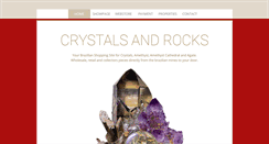 Desktop Screenshot of crystalsandrocks.com